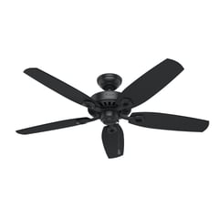 HUNTER FAN - Ventilador de Techo Builder Elite de 132 cm de Diametro Color Negro Mate CFM 4411