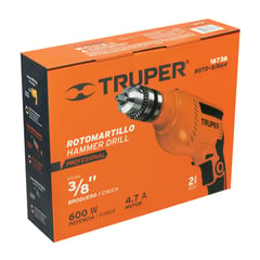 TRUPER - Taladro Percutor 3/8 Pulgadas Profesional 500 W