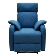 RELAX HOME - Reclinable Estática Velvet Tela 75x75x95 Azul