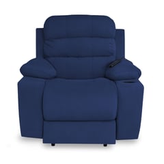 ELITE LIVING - Reclinable Vibromasa Houston Tela 90x95x100 Indigo