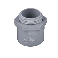 PAVCO - Adaptador Terminal Conduit 3/4-Pulg Gris Sch40  Propack X 10Und