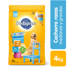 PEDIGREE - Alimento Seco Para Perros Carne Pollo Cerdo 4kg