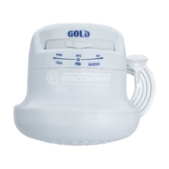 BOCCHERINI - Ducha Eléctrica Gold Blanca 120 Voltios