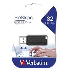 VERBATIM - Store N Go Pinstripe Memoria USB 32 GB Negro