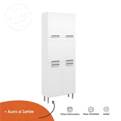 BERTOLINI - Mueble Alacena Doble 28x70x188cm Blanco