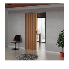 MADERKIT - Puerta Plegable Madera MDP 91-120x240 cm Ap. Izquierda-Rovere