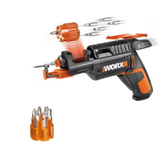 WORX - Atornillador Multipuntas Inalámbrico de 1/4pulg-4v