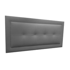 NEW CONFORT - Cabecero Flotante Doble 140x60 Centuri Ecocuero Gris