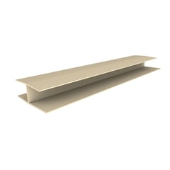 HOLZTEK - Cielo raso Unión en H de PVC 2.90mt Color Avalon Beige