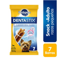 PEDIGREE - Snack Para Perro Adulto Razas Pequeñas Dentastix Cuidado Oral Pack x7und