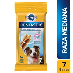 PEDIGREE - Snack Para Perro Adulto Razas Medianas Dentastix Cuidado Oral Pack x7und