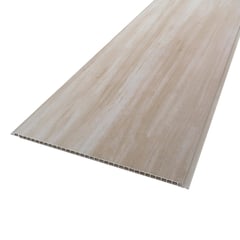 HOLZTEK - Cielo Raso de PVC 3.48mt2 Color Avalon Beige 4 Laminas de 2.9mt x 30cm x 7cm de espesor