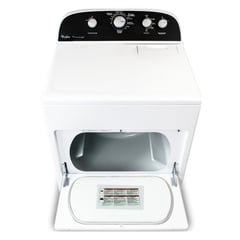 WHIRLPOOL - Secadora a Gas Carga Frontal 19 Kg 7MWGD1900EW Blanco