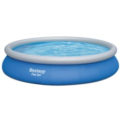 BESTWAY - Piscina Borde Inflable Redonda 457 x 84 cm Bomba/Filtro