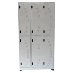 INDUSTRIAS CRUZ - Locker 6 Puestos 180x93x30cm Gris