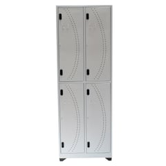 INDUSTRIAS CRUZ - Locker 4 Puestos 180x63x30cm Gris