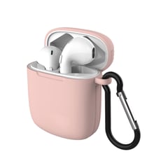 ARGOM TECH - Audífono Skeipods E50-18H-TWS Earbuds HD Funda Rosa