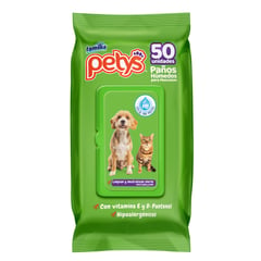 PETYS - Paños Húmedos Para Perro Original x 50Und