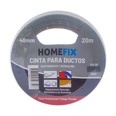 HOMEFIX - Cinta Ductos Gris 48mmm X20mt