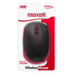 MAXELL - Mouse Mowl-100 Red Inalambrico 1200 Dpi