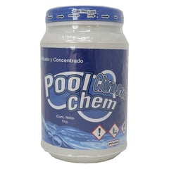 POOLCHEM - Cloro Concreto Granulado 90% X 1000 Gr