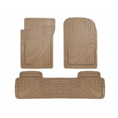 PROLINER - Tapete Universal Auto 3 Piezas Recortable Beige