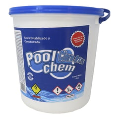 POOLCHEM - Cloro Concreto Granulado 90% X 4000 Gr