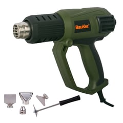 BAUKER - Pistola de Calor 1500W 50-600C° 250-500 lt/min