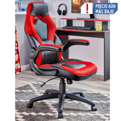 HC JUST HOME COLLECTION - Silla Gamer Roja-Negro