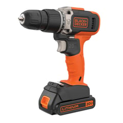 BLACK+DECKER - Taladro 3/8Pulg Percutor 20V 2Vel