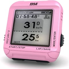 PYLESPORT - Ciclocomputador PSBCG90N Gps Rpm Velocímetro Cuentakilómetros ANT+ Rosado