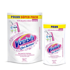 VANISH - Desmanchador Polvo Gold Blanco 850gr +240gr