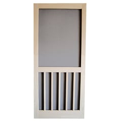 SCREEN TIGHT - Puerta Mosquitero de 91.44 X 205.74 cm 5 Barras Madera