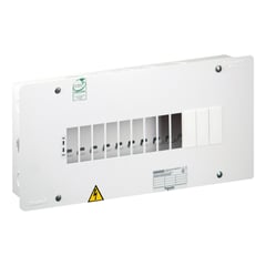 SCHNEIDER ELECTRIC - Tablero Enchufable Monofásico 12 Circuitos Sin Puerta