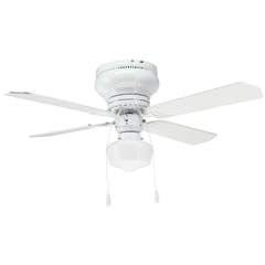 JUST HOME COLLECTION - Ventilador Techo Ismay 1 Luz 4 Aspas Blanco