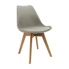 OR DESIGN - Silla Oslo Asiento Tapizado 83x49x42.5 Gris