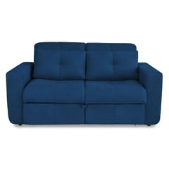 RELAX HOME - Sofá Cama Bourbon Tela 90x180x100 Azul Índigo