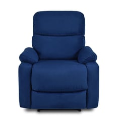 RELAX HOME - Reclinable Velara Vibroma Tela 100x85x100 Azul