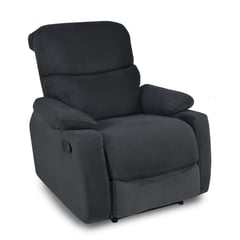 RELAX HOME - Reclinable Velara Tela 100x85x100 Gris Plomo