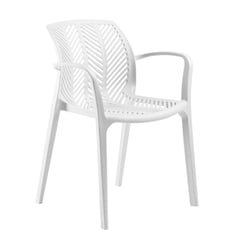 INORCA - Silla Con Brazos Polipropileno Spyga Blanco