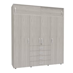 JUST HOME COLLECTION - Armario Dual V2 200x180x49.9cm Ceniza