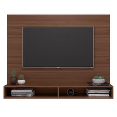 MULTIMOVEIS - Panel TV Hasta 60 Pulgadas con Repisa 136x106x33 Roble