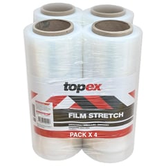 TOPEX - Pack X 4 Stretch Calib 6 30Cm350M Aprox420M2