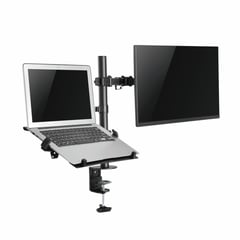 ERGONOMUS - Brazo Doble para Portátil y Monitor Eco