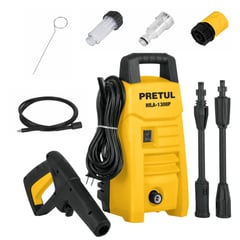 PRETUL - Hidrolavadora Eléctrica 1300PSI 1200W + Accesorios