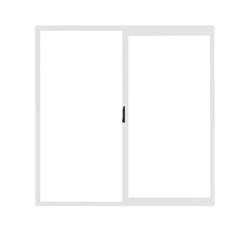 HOLZTEK - Ventana 1.0x1.0 Metros Aluminio Blanca Vidrio 4mm