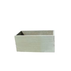 LAYCO - Matera Plástica Rectangular Lisa 100X30X30Cm Concreto