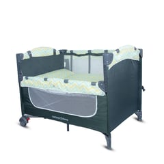 BEBESIT - Cuna Corral Colecho para Bebé Sleep Line Azul