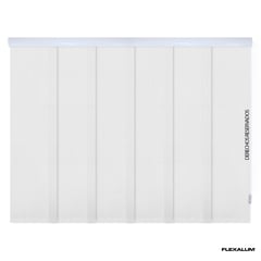 FLEXALUM - Panel Oriental Solar 3 Blanco A La Medida Ancho Entre 260.5-280 Cm Alto Entre 420.5-435 Cm