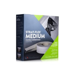 STRAIT FLEX - Cinta Esquinera Medium DryWall 30 Metros